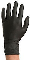 Colad Einweg Nitril Handschuhe Schwarz (Gr. M) Handschuhdicke 6 mil