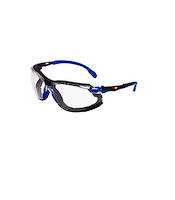 3M Lunettes de sécurité anti-buée Solus 1000 bleue/noire transparente